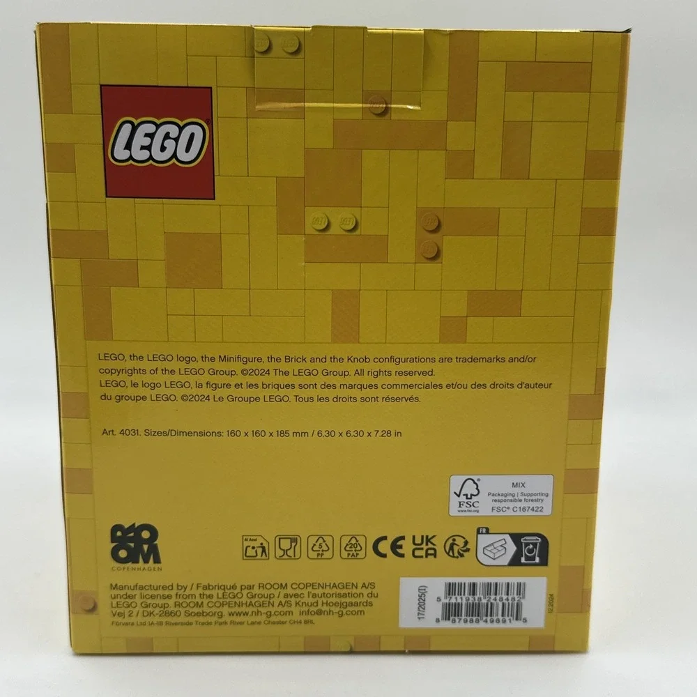 LEGO Halloween Zombie Storage Head Large Stackable Box Collectible